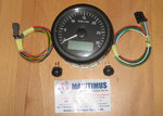 VDO Viewline speedometer 85mm, 12/24 V, 0-3000 rpm, inside: black, with LCD display