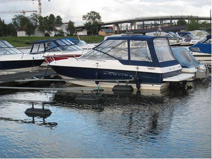 Bowrider Persenning für Bootslängen von 6,3-6,7 Meter Breite 2,50 Meter 