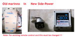 Umbausatz Marinno Exturn eBox in Side-Power eBox, Inkl. eBox, Joystick Bedienpanel und neue Stecker