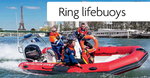 30m lifeline with snap hooks, for lifebuoy