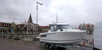 EU Trailer Überführung Motorboot bis 2,8 Tonnen Motorboot mit Außenborder. bis 8m,  bis 2,55m