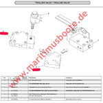 ELEC. TROLLING KIT ZF 3217093015 und SUPPORT for TROLLING on EB 15-2, ZF 3207199520